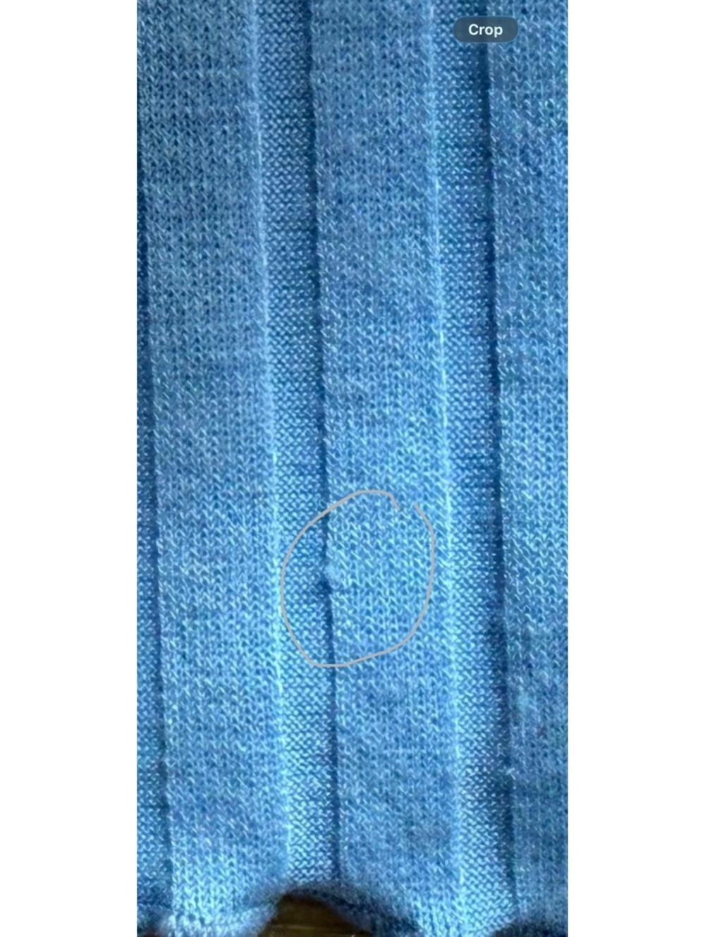 Lisa Says Gah Roya Ribbed Midi Dress Light Blue Size XS NWT Long Sleeve - Picture 7 of 11